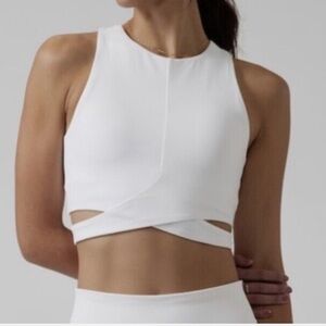 Athleta Conscious Cut-out Crossover Sports Bra